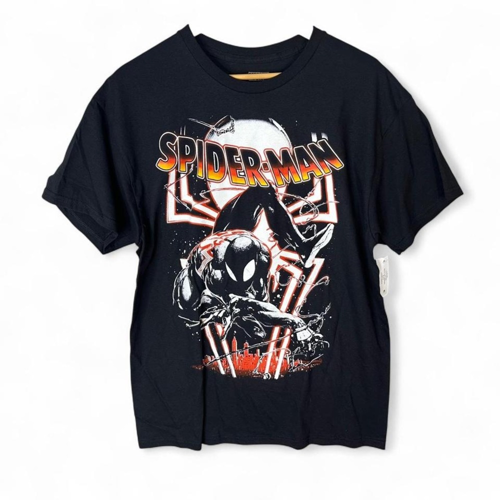 Black Marvel Spiderman graphic tee #Spiderman #Marvel size men large